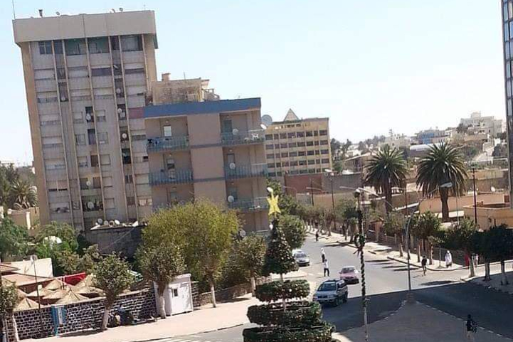 Overlooking Shida Square